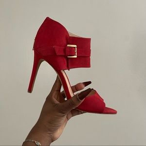Vince Camuto red heels